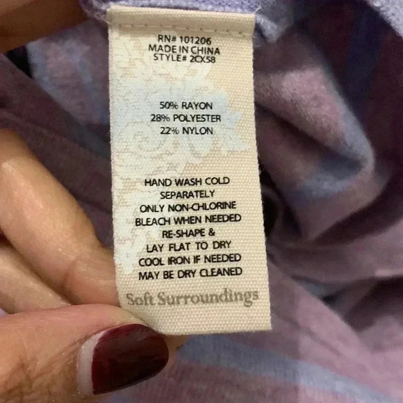 SOFT SURROUNDINGS Sunset Cruise Soft Knit Sweater - Picture 8 of 8